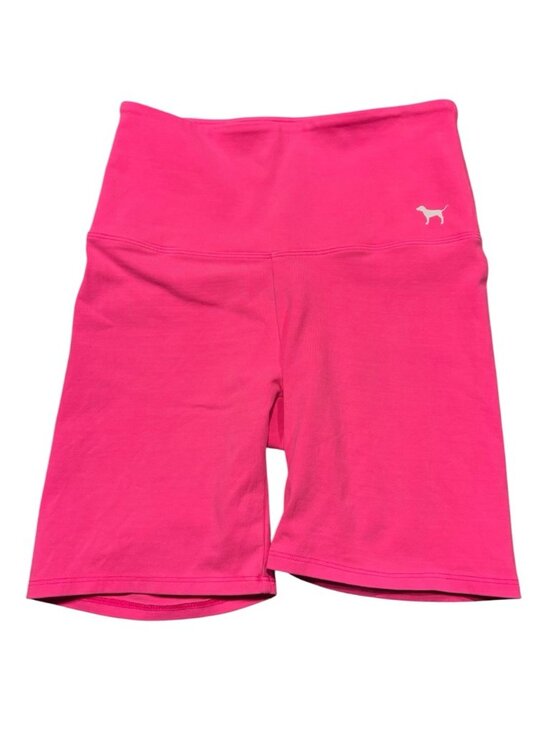 PINK Victoria's Secret Pants - Victoria’s Secret PINK Yoga Biker Shorts Neon Pink High Rise Size XS